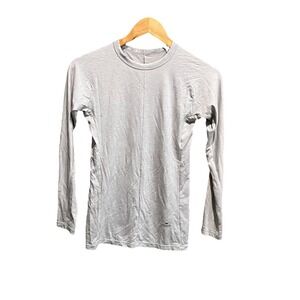 Uniqlo Alexander Wang Heattech Gray Long Sleeve Women's Top Size Medium